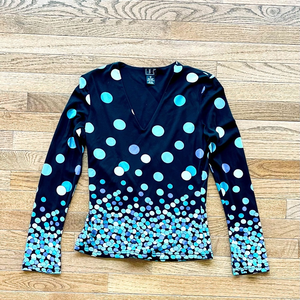 INC long sleeve top size S